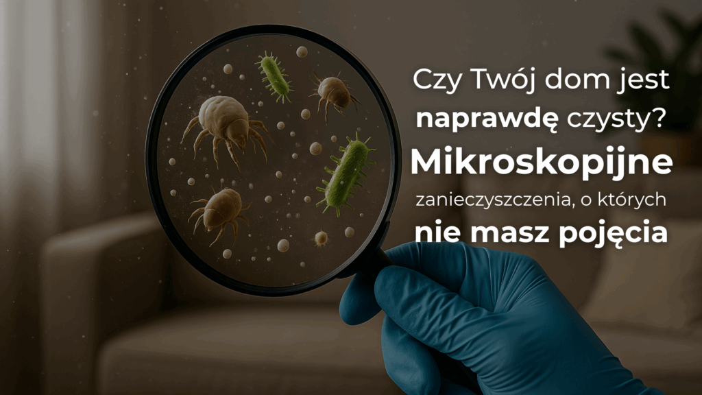 Czy Twój dom jest naprawdę czysty? Mikroskopijne zanieczyszczenia, o których nie masz pojęcia
