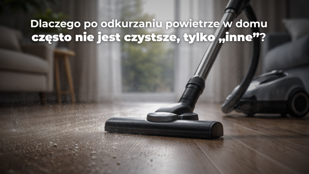 Dlaczego po odkurzaniu powietrze w domu często nie jest czystsze, tylko „inne”?