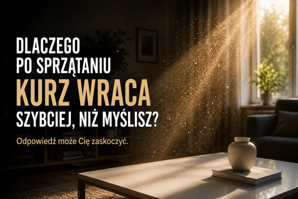Dlaczego po sprzątaniu kurz wraca szybciej niż myślisz?